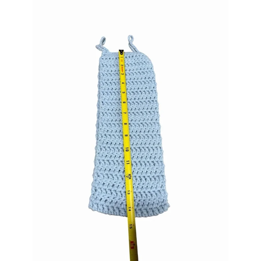 New Crochet Handmade Hanging Toilet Paper Roll Holder Bathroom Accessory